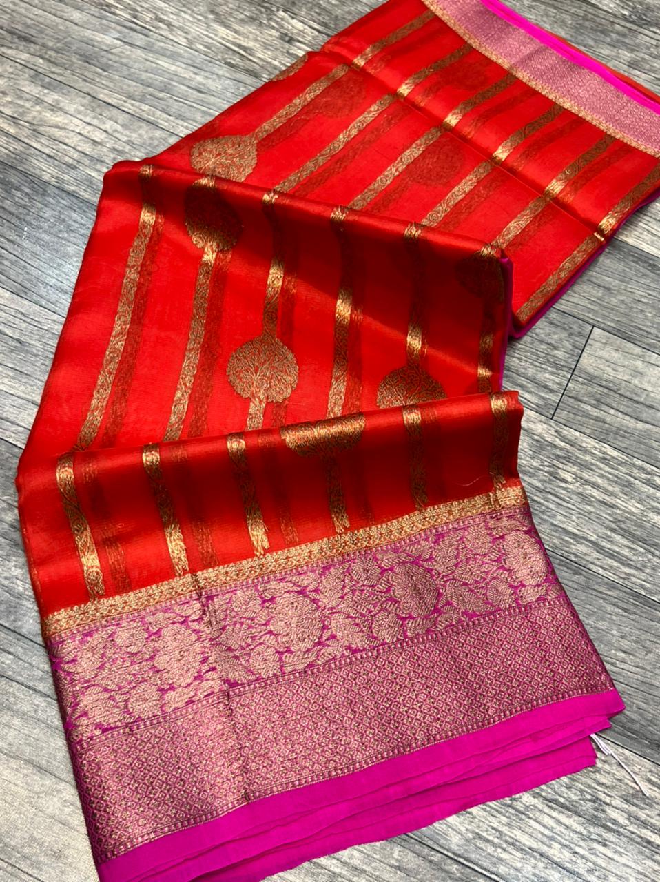 Organza pattu sarees deals with price